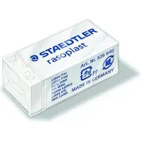 Staedtler rasoplast 526 B, Valkoinen, Aikuinen & lapsi, 33 mm, 16 mm, 13 mm, 1 kpl (526 B40)
