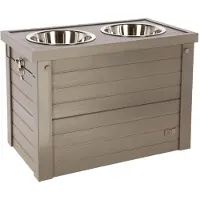 Kerbl ecoFLEX -ruokabaari 2 x 1,2 l, P 54 x L 30 x K 39,5 cm koira
