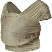 Ergobaby Aura Sustainable Knit -kantoliina, Soft Olive Diamonds