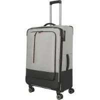 Travelite Crosslite 5.0 4-pyöräinen vetolaukku L 77 cm Laajennettava Valkoinen