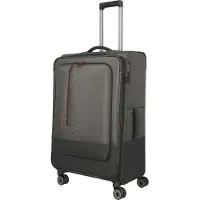 Travelite Crosslite 5.0 4-pyöräinen vetolaukku L 77 cm Laajennettava Oliivinvihreä