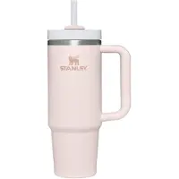 Stanley Quencher H2.O FlowState Tumbler ruostumaton tumbler-pullo ja pilli keskitason Rose Quartz 2.0 1 kpl