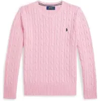Ralph Lauren for boy. 323702674511 Pink cotton jersey in eights knit ((S) 6/7años= 136/138cm), Casual, children's fashion