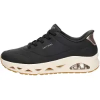 SKECHERS for woman. 190113 Slip-ins Uno Glide Step Glide Glide On Air black slippers (37), Flat, Laces, Casual