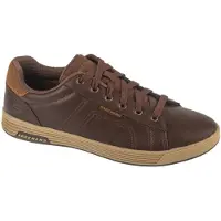 SKECHERS for man. 210946 Trainers Cavell Hensley brown (41), Flat, Laces, Casual