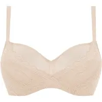 Chantelle EasyFeel Floral Touch Very Covering Underwired Bra - Beige - 75 E