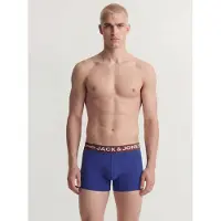 Jack & jones Bokserishortsit 'JACLICHFIELD' sininen / vihreä / verenpunainen / valkoinen