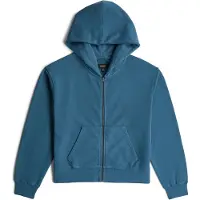 G-Star Modern Basic Relaxed Hooded Zip Thru Sweater - Medium blue - Women