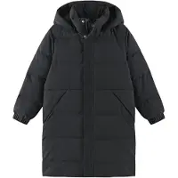Reima Parkkala Untuvatakki Black Black 122 cm Musta 122 cm Pojat, Tytöt