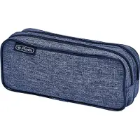 Herlitz Knitted Fabric, Pehmeä lyijykynäkotelo, Kangas, Valikoidut värit, Yksivärinen, Vetoketju, Nuoruus (300001361)