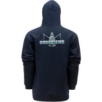 Grundens Men's Logo Boat Hoodie Dark Navy Pitkähihaiset paidat L