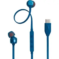 JBL Tune 310C, Langallinen, Puhelut/Musiikki, 20 - 40000 Hz, 14,3 g, Kuulokkeet, Sininen (JBL_310C_BLUE)