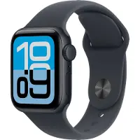 Apple Watch SE 3 GPS + Cellular 40 mm keskiyö alumiinikuori ja keskiyö urheiluranneke