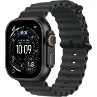 Apple Watch Ultra 3 GPS + Cellular 49 mm musta titaanikuori ja musta Ocean-ranneke