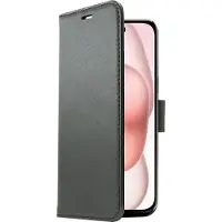 Screenor Smart, iPhone 15 -lompakkokotelo, Musta