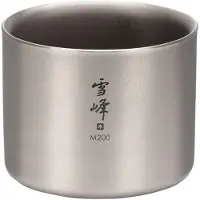Snow Peak Titanium Double Wall Stacking Mug M - 200ml