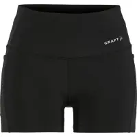 Craft Women's Essence Hotpants 3 Black Urheilushortsit M