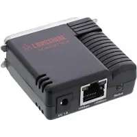 Longshine LCS-PS110-A, Musta, 2 MB, 1 MB, Ethernet LAN, IEEE 802.3, IEEE 802.3u, TCP/IP, IPX, NetBeui, AppleTalk, LPR, SMB