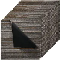 Vevor -mattolaatat, uudelleenkäytettävät, 610 x 610 mm, 24 kpl modulaarinen neliönmuotoinen matto, pehmeä pehmustettu lattiamateriaali saumattomaan peittoon 8,9 m², helppo tee-se-itse-korvaus olohuonee