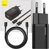 Baseus Super Si Pikalaturi USB-C / Lightning Kaapeli - 20W - Musta