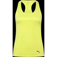 Puma W Tad Essential Racerback Tank - Yellow - L