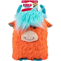 Kong - Comfort Jumbo Highland Cow XL 37x20,5x15,5 cm, Mix color - Koirat - Koiran lelut ja pelit - Pehmeät lelut