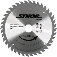 Sthor -leikkuuterä, karbidisaha 210x30mm z40 puulle - 08831