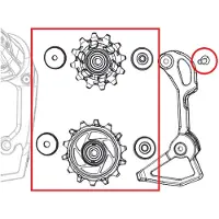 Sram Rival E-tap Axs Fahrrad-schaltröllchensatz
