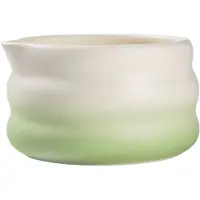 Chiato Keraaminen matchakulho Chawan Mint Earth – minttu / valkoinen