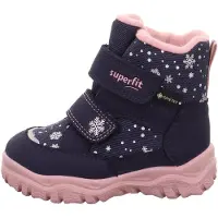 Superfit Talvisaappaat 'Husky 1' marine / roosa / valkoinen