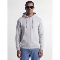 Jack & Jones Jjebradley Sweat Zip Hood Noos - Grey - L