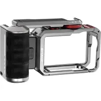 Puluz Titanium Expansion Cage with Handle for DJI Osmo Action 6