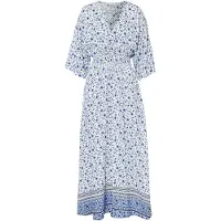 Bonprix Mekko sininen / valkoinen