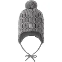 Reima Nunavut Beanie Melange Grey Melange Grey 54 cm Harmaa 54 cm Pojat, Tytöt