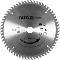 YATO Katkaisulaikka muoville YT-60627; 185x20 mm; 2,5 mm; Z60