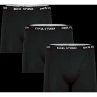 Enkel Studio Boxer Bambus 3Pack Eskarlo - Black - M