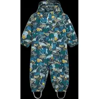 Color Kids Baby Shell Suit, Aop - Blue - 92
