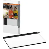 Osram LED-kaapinalusvalaisin Panel 30 x 20 cm musta CCT himmennettävä Panel,, Musta, Keittiö, Synteettinen materiaali