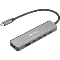 Sandberg USB-C 6-in-1mediaDock (136-77)