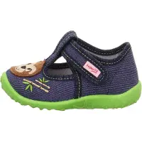 Superfit Spotty Sisäkengät, Dark Blue/Green, 24