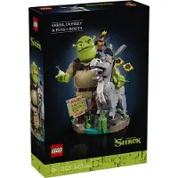 LEGO Shrek - Shrek, Aasi ja Saapasjalkakissa 72423 - 1403 Setti - - OneSize - Palikat