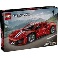 LEGO Ferrari 488 Pista-Bil 42235 - Red - ONE SIZE