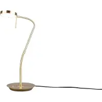 TRIO Monza LED pöytävalaisin mattamessinki