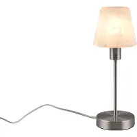 TRIO Luis II pöytävalaisin E14 32cm harjattu teräs