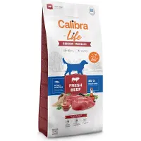 Calibra DOG life senior medium tuoretta naudanlihaa kuiva koiranruoka 12 kg