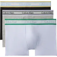 Calvin Klein Underwear Bokserishortsit vaaleanharmaa / limetti / pastellinvioletti / musta