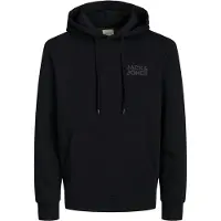 Jack & Jones Plus Collegepaita 'JJECorp' harmaa / musta