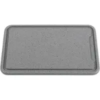 Zassenhaus Carving Board Plastic Dark Grey 36x23x1,5cm