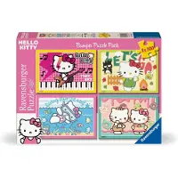 Ravensburger Puzzle: Hello Kitty - Let's Go, Hello Kitty! (4x100 pcs) (12004159)