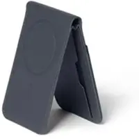 Mujjo Magsafe Leather Wallet Stand - Basalt